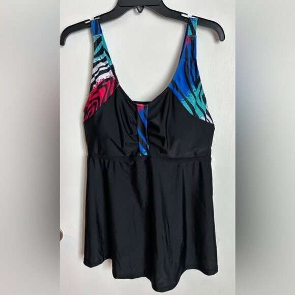 HANNA NIKOLE Tankini Swim Set Size 18W - Picture 2 of 8